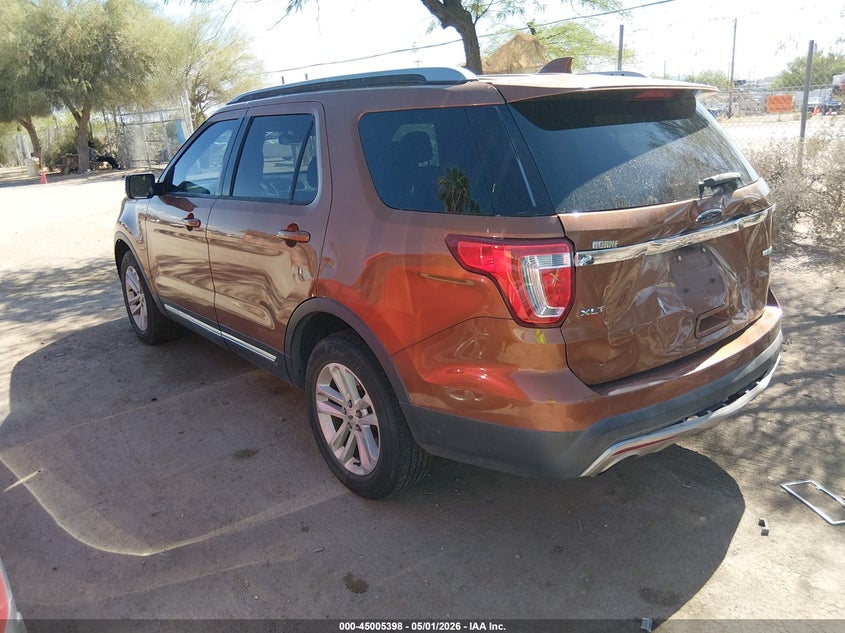 Vin: 1fm5k7dh8hgc32918, lot: 45502863, ford explorer xlt 20173