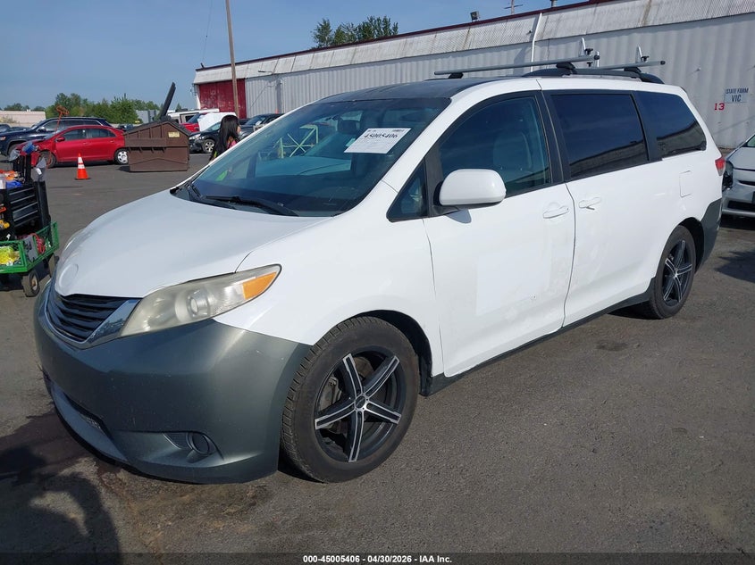 2011 TOYOTA SIENNA VAN 3.5L V-6 DOHC, VVT, 265HP