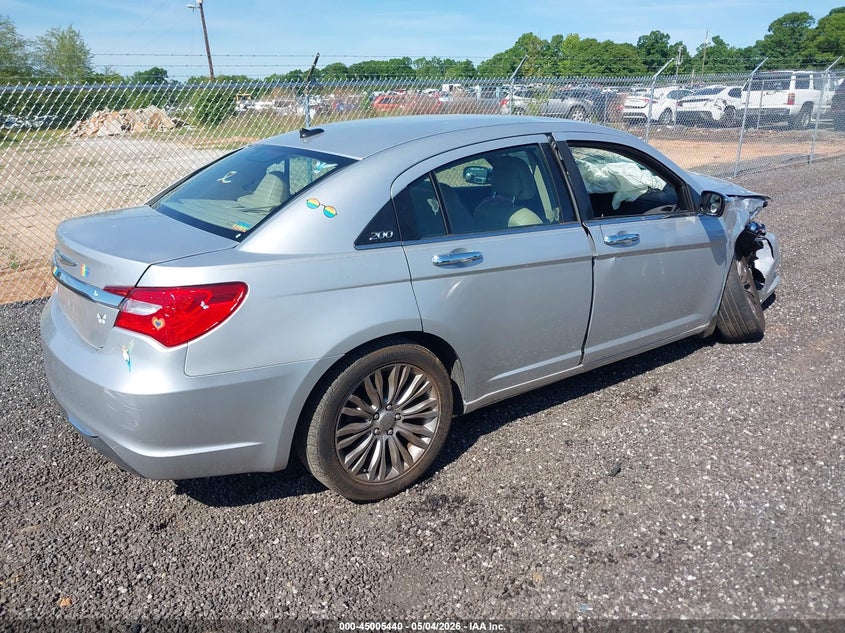Vin: 1c3ccbcb3cn162519, lot: 45502905, chrysler 200 limited 20124