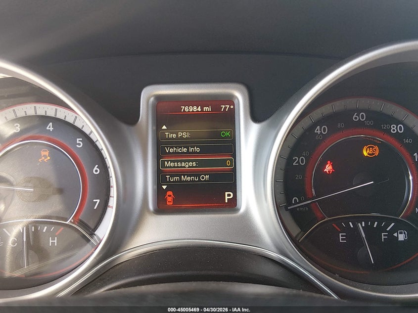 2018 DODGE JOURNEY SPORT UTILITY VEHICLE 2.4L I-4 DOHC, VVT, 173HP