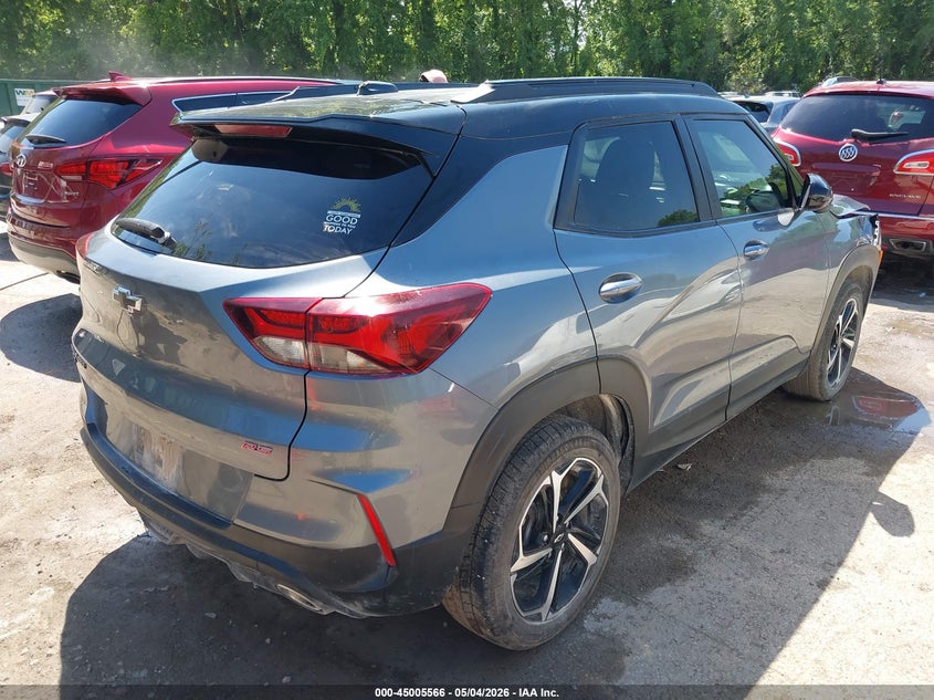 VIN KL79MUSL0NB052585 2022 CHEVROLET TRAILBLAZER AWD RS