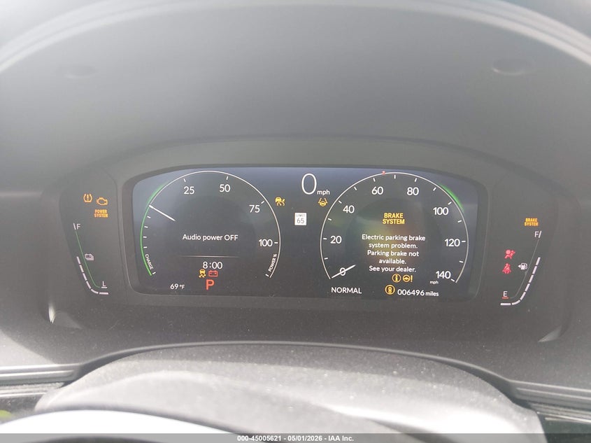 2025 HONDA CIVIC HYBRID 2.0L I-4 DI, DOHC, V(VIN: 2HGFE4F88SH337497