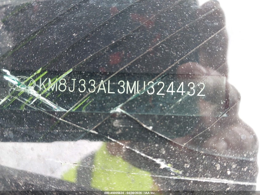 VIN KM8J33AL3MU324432 2021 HYUNDAI TUCSON ULTIMATE