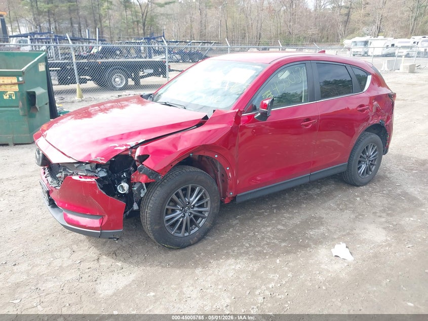 Vin: jm3kfbcm0l1721572, lot: 45503230, mazda cx-5 touring 20202