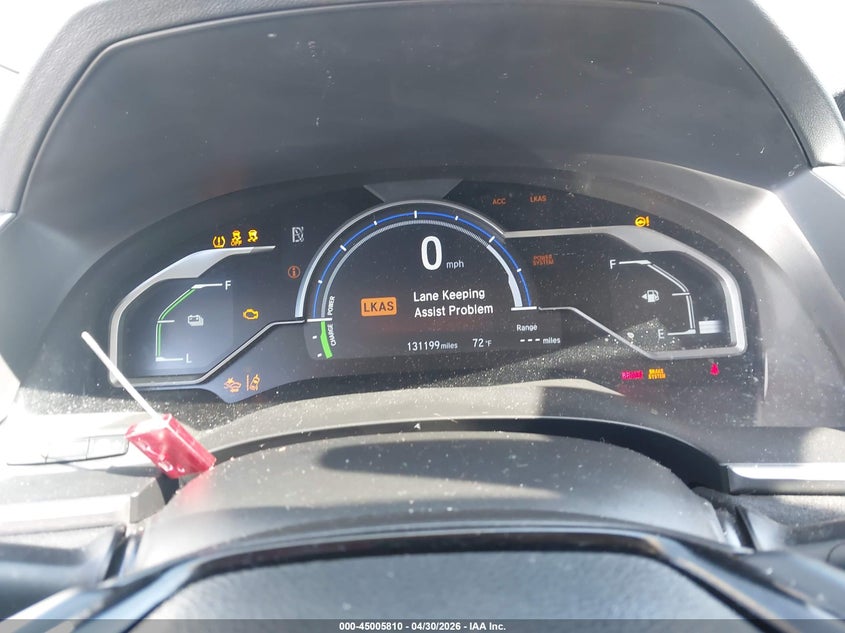 2018 Honda Clarity Plug-In Hybrid Touring VIN: JHMZC5F32JC017796 Lot: 45005810