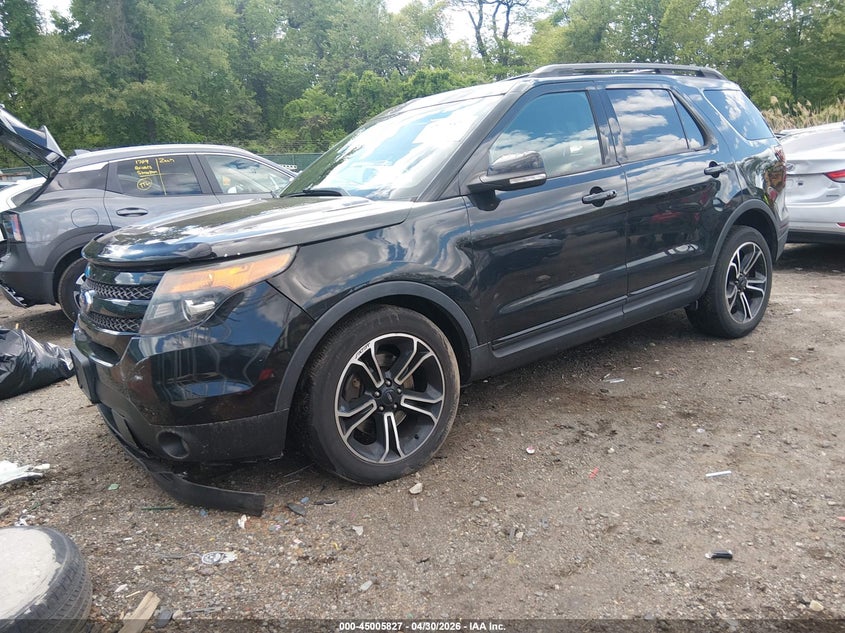 Vin: 1fm5k8gt9fgc02829, lot: 45503292, ford explorer sport 20152