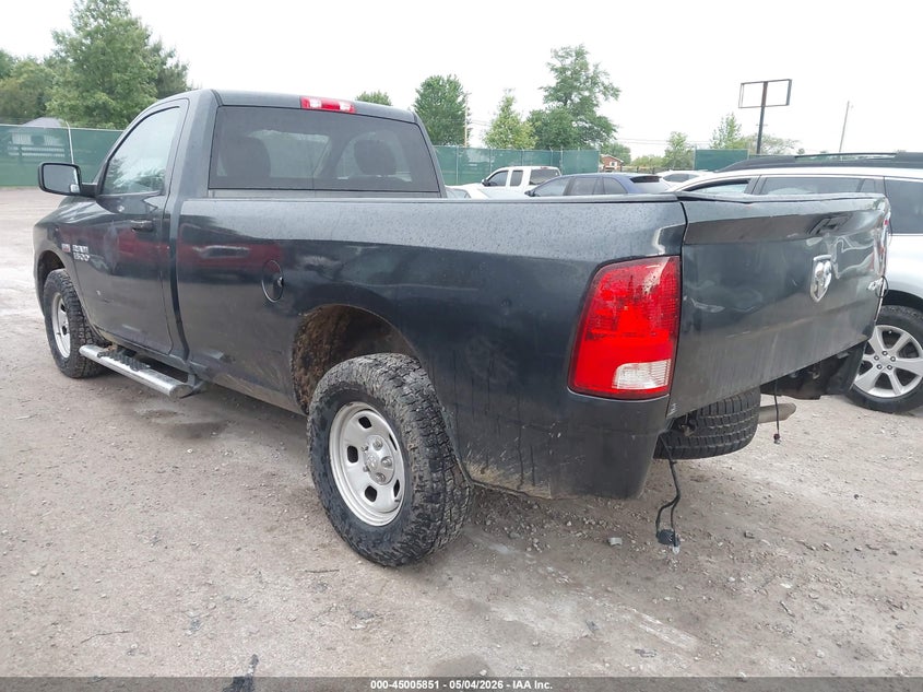 Vin: 3c6jr7dt3fg592027, lot: 45503317, ram 1500 tradesman 20153