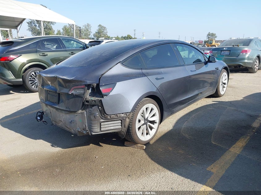 Vin: 5yj3e1ea5mf020905, lot: 45503323, tesla model 3 standard range plus rear-wheel drive 20214