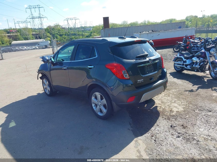 Vin: kl4cjesb9gb667499, lot: 45503343, buick encore 20163
