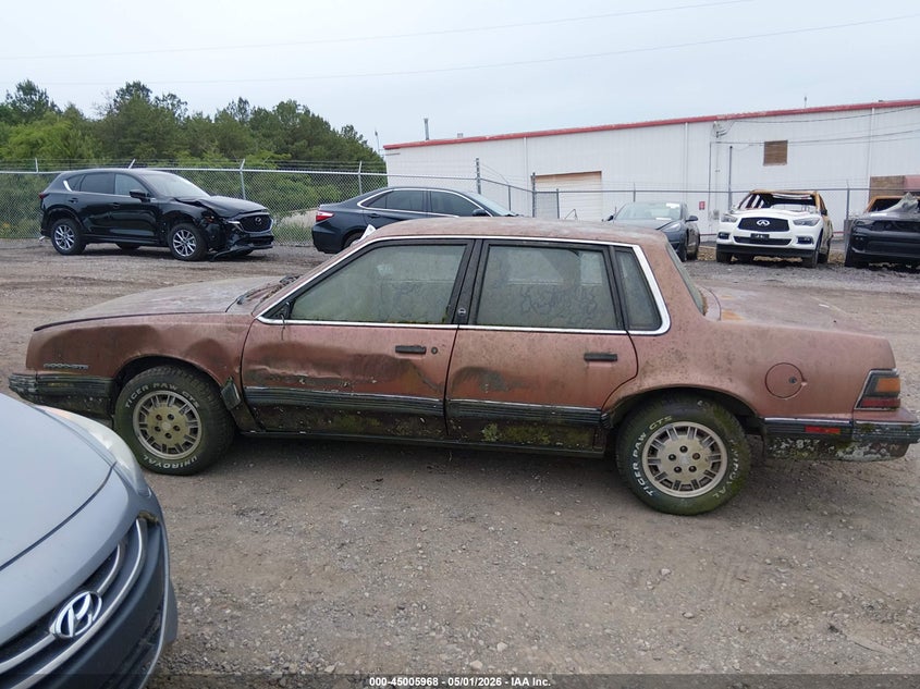 1986 Pontiac 6000 Ste VIN: 2G2AH19W5G9278133 Lot: 45005968