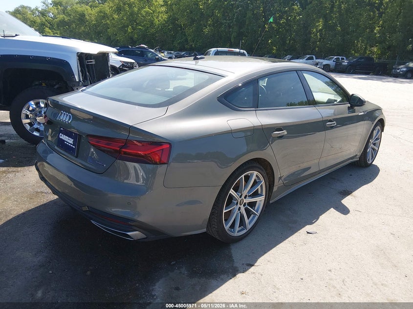 Vin: waudacf5xsa007132, lot: 45503436, audi a5 sportback premium 45 tfsi s line quattro s tronic 20254