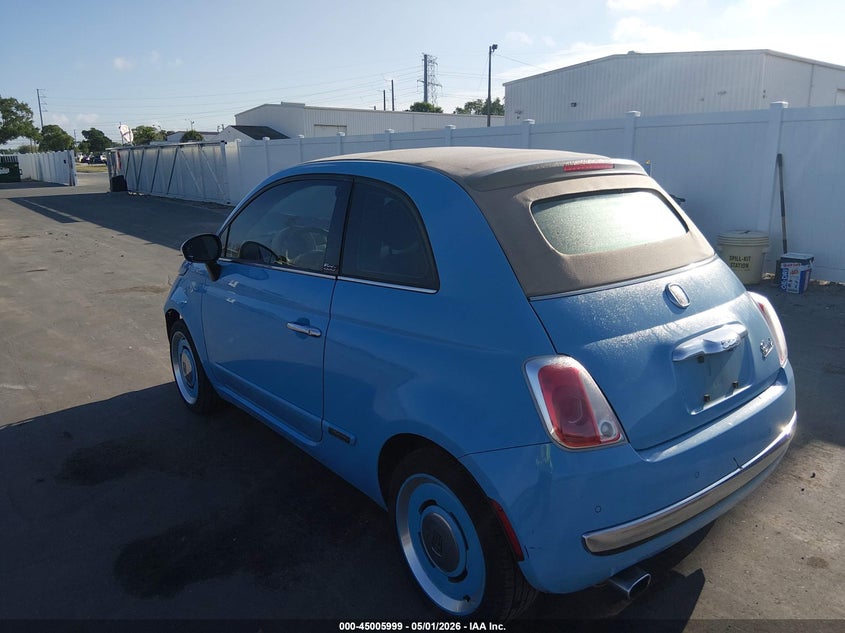 Vin: 3c3cffer5ft716513, lot: 45503464, fiat 500c 1957 edition 20153