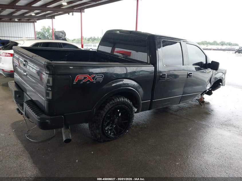 2012 Ford F-150 3.5 Fx2 Black Lot 111045006027 Vin 1FTFW1CTXCKD88030