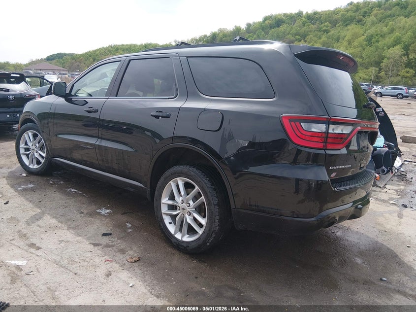 Vin: 1c4rdjdg2pc572687, lot: 45503534, dodge durango gt plus awd 20233