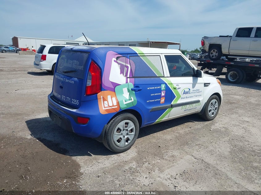 Vin: kndjt2a56d7756849, lot: 45503537, kia soul 20134