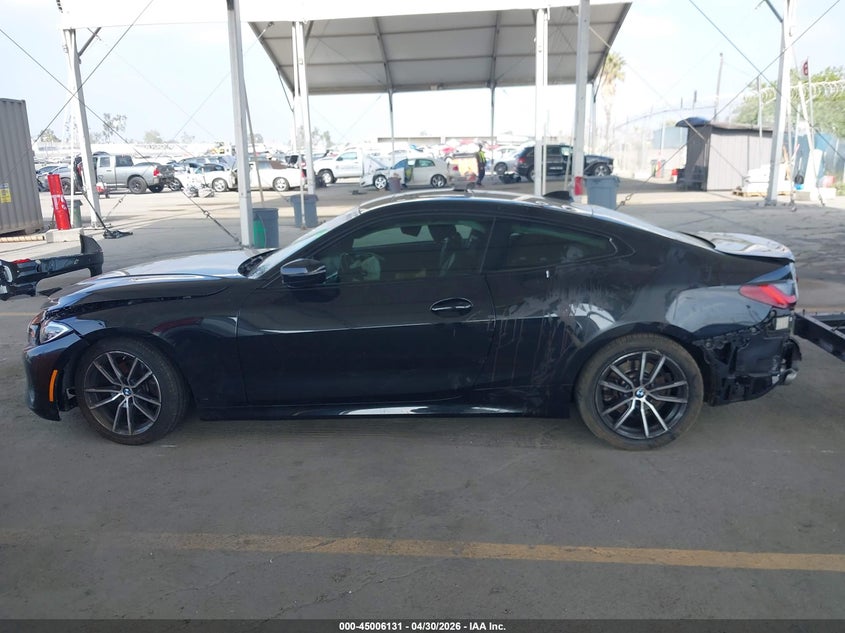 2022 BMW 430I VIN: WBA53AP00NCJ16942 Lot: 45006131