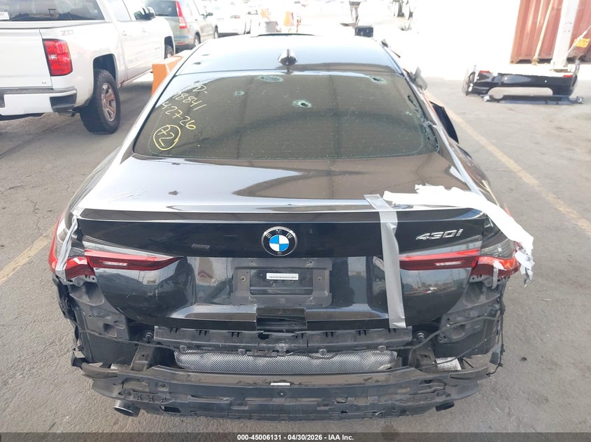 2022 BMW 430I VIN: WBA53AP00NCJ16942 Lot: 45006131