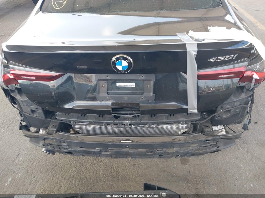 2022 BMW 430I VIN: WBA53AP00NCJ16942 Lot: 45006131