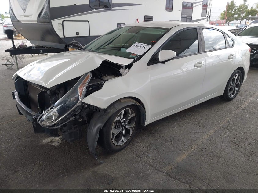 Vin: 03kpf24ad5ke40811, lot: 45503818, kia forte fe/lxs 20192
