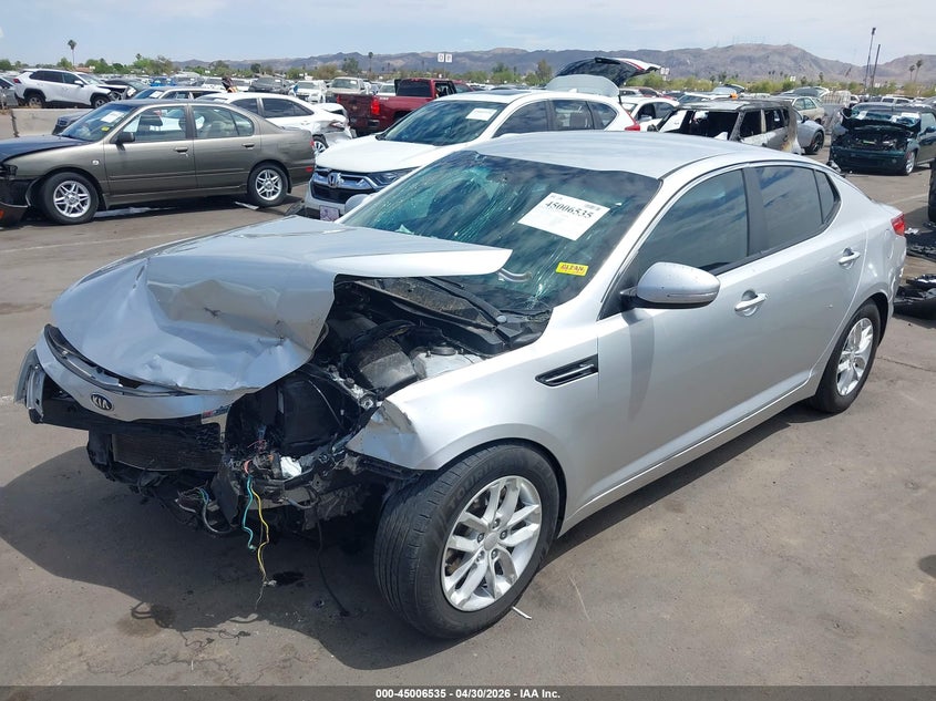 Vin: knagm4a73d5371567, lot: 45504000, kia optima lx 20132