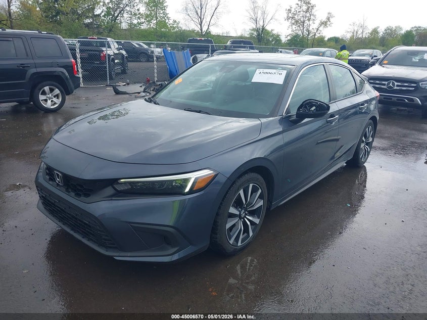 2022 Honda Civic Ex-L 19XFL1H70NE015542 photo 1