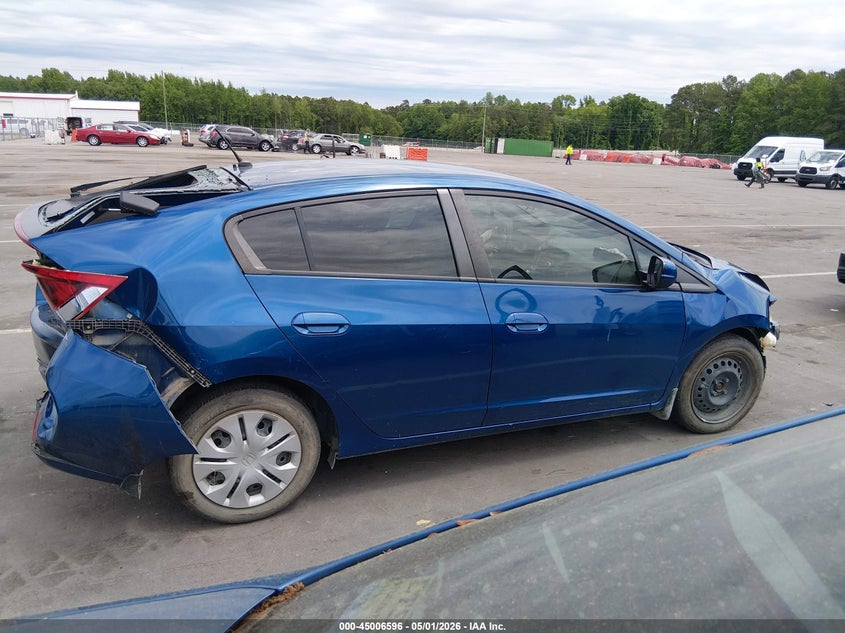 HONDA INSIGHT 2013 VIN JHMZE2H58DS000874