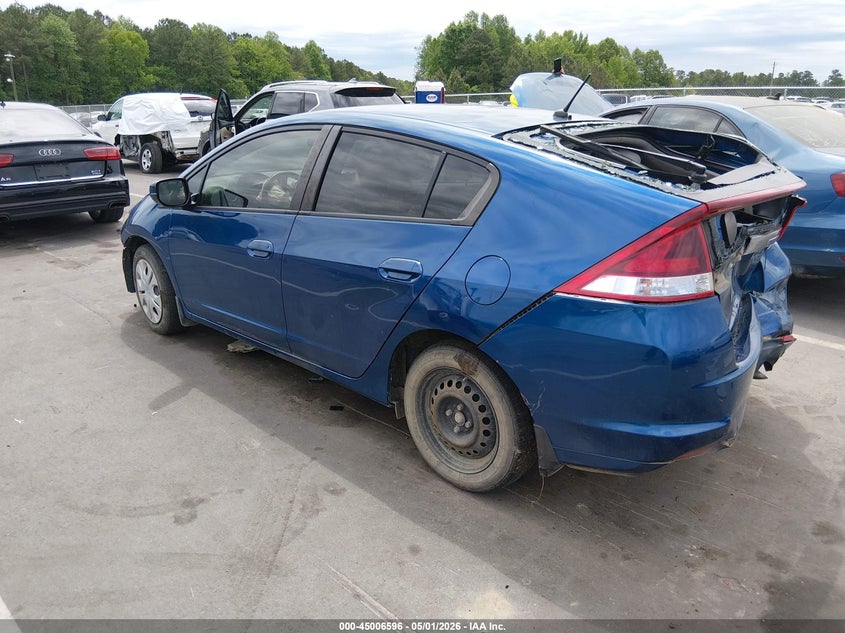 Vin: jhmze2h58ds000874, lot: 45504061, honda insight lx 20133