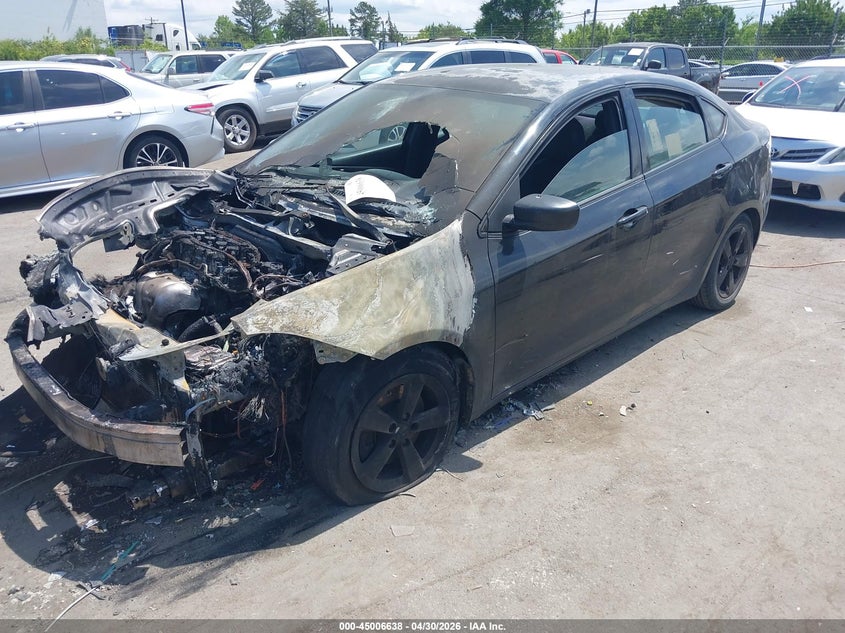 Vin: 1c3cdfbb3fd193642, lot: 45504103, dodge dart sxt 20152