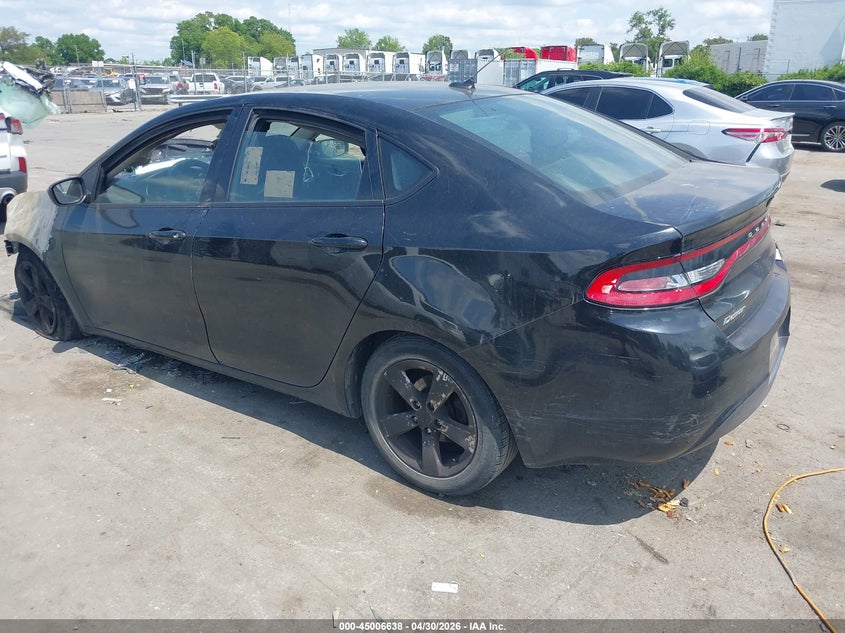 Vin: 1c3cdfbb3fd193642, lot: 45504103, dodge dart sxt 20153