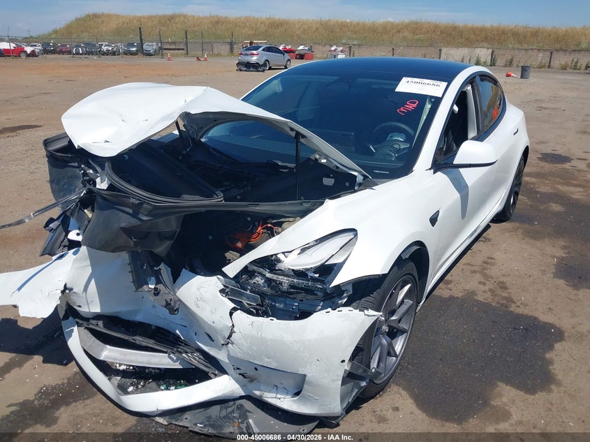 2022 Tesla Model 3 Long Range Dual Motor All-Wheel Drive 5YJ3E1EB0NF229737 photo 1