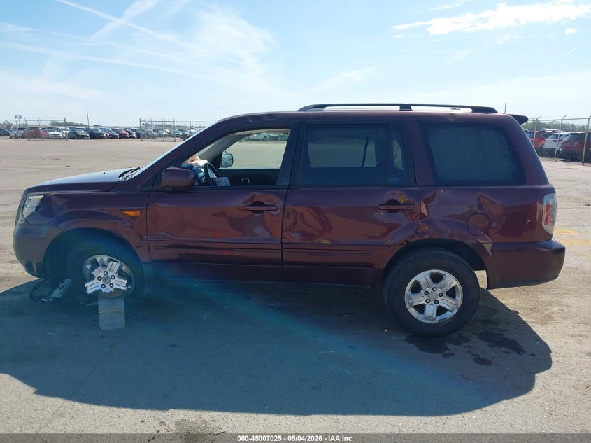 2008 HONDA PILOT SPORT UTILITY VEHICLE 3.5L V-6 VVT, 244HP