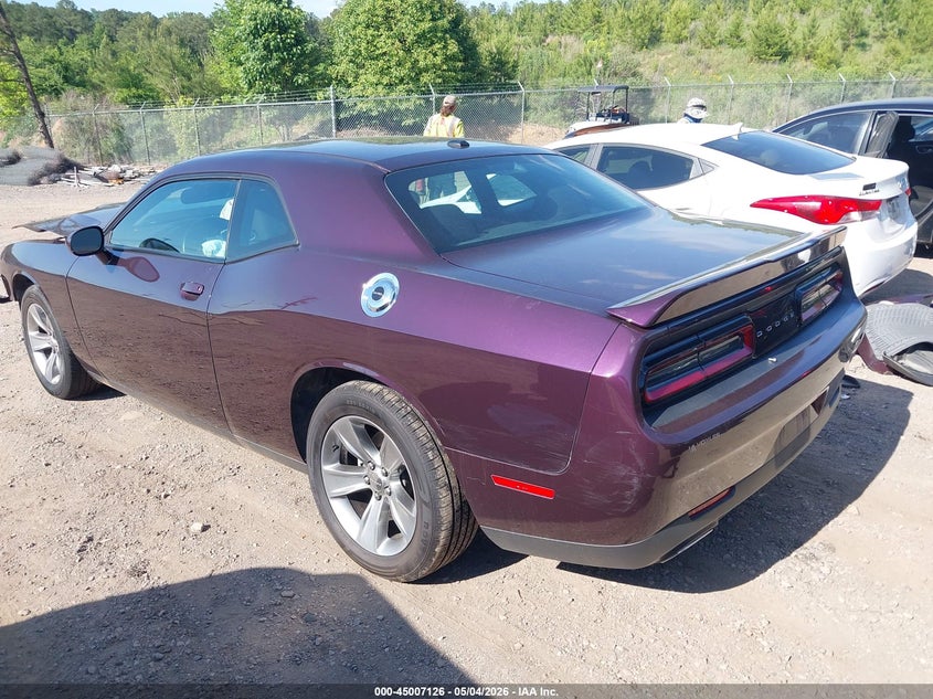 Vin: 2c3cdzag9lh250844, lot: 45504591, dodge challenger sxt 20203