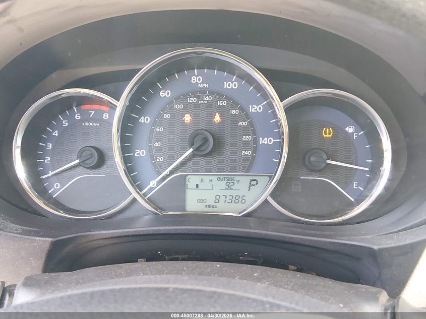 2014 TOYOTA COROLLA auction photo 7
