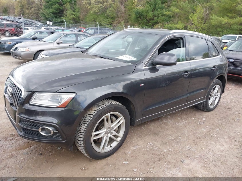 Vin: wa1dgafp2ea014811, lot: 45504792, audi q5 3.0t premium plus 20142