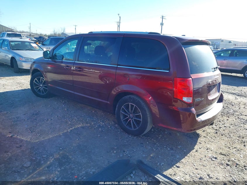 Vin: 2c4rdgcgxhr666457, lot: 45504799, dodge grand caravan sxt 20173