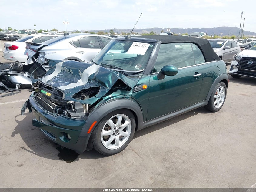 2009 MINI COOPER CABRIO 1.6L I-4 DOHC, VVT, 118HP