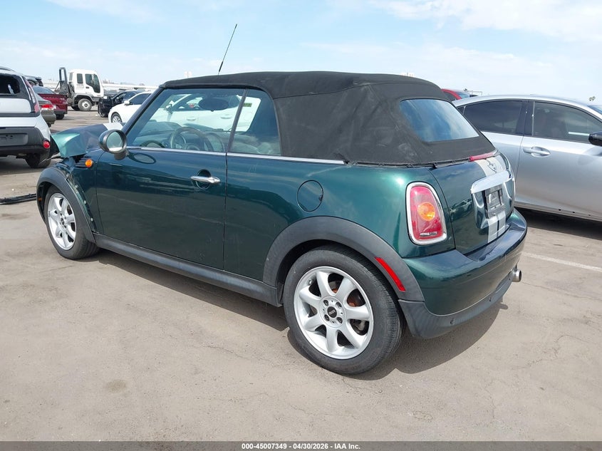 2009 MINI COOPER CABRIO 1.6L I-4 DOHC, VVT, 118HP