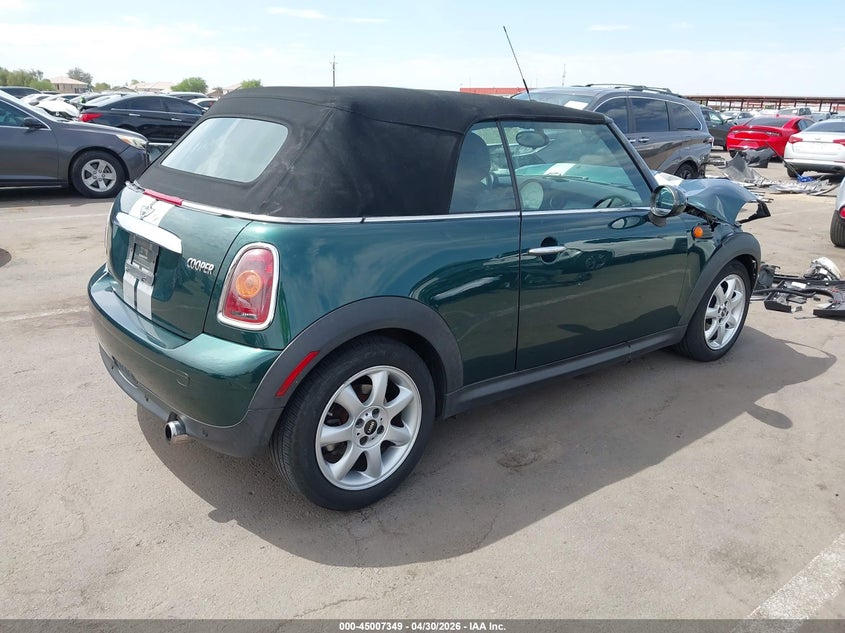 2009 MINI COOPER CABRIO 1.6L I-4 DOHC, VVT, 118HP