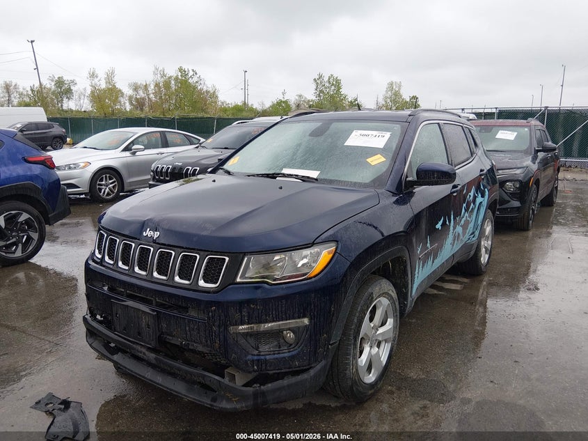 2019 Jeep Compass Latitude 4x4 3C4NJDBB4KT734218 photo 1