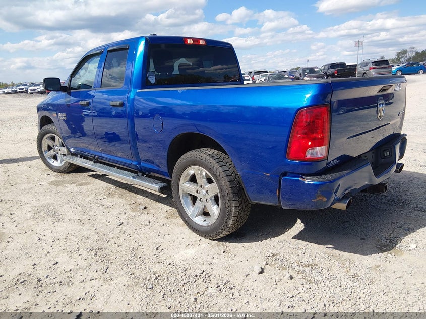 Vin: 1c6rr7ft4js137088, lot: 45504896, ram 1500 express  4x4 6'4 box 20183