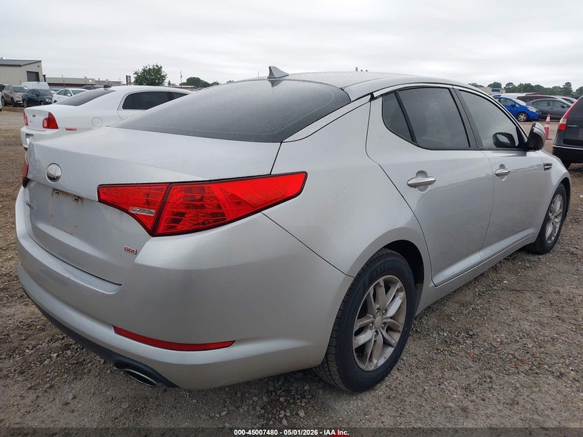 Vin: 5xxgm4a75dg189304, lot: 45504945, kia optima lx 20134