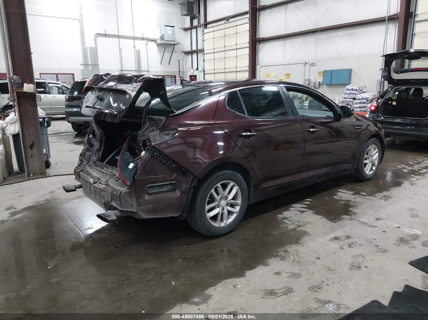 Vin: 5xxgm4a75dg257262, lot: 45504961, kia optima lx 20134
