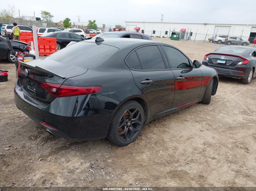 Vin: zarfananxm7639066, lot: 45505033, alfa romeo giulia awd 20214