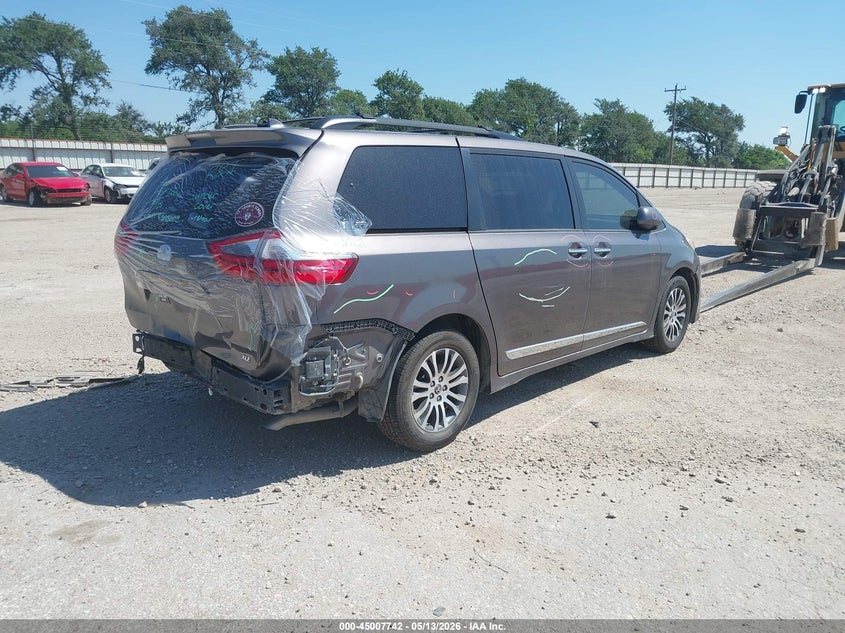 Vin: 5tdyz3dc0ls072641, lot: 45505207, toyota sienna xle premium 20204