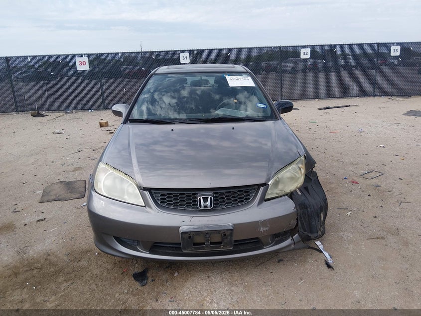 2004 HONDA CIVIC COUPE 1.7L I-4 VVT, 127HP
