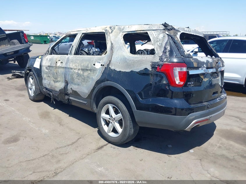 Vin: 1fm5k8dhxggc58585, lot: 45505341, ford explorer xlt 20163