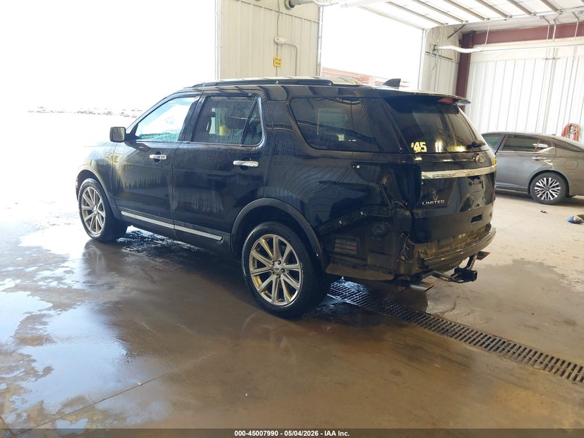 Vin: 1fm5k8f89hgc23759, lot: 45505455, ford explorer limited 20173