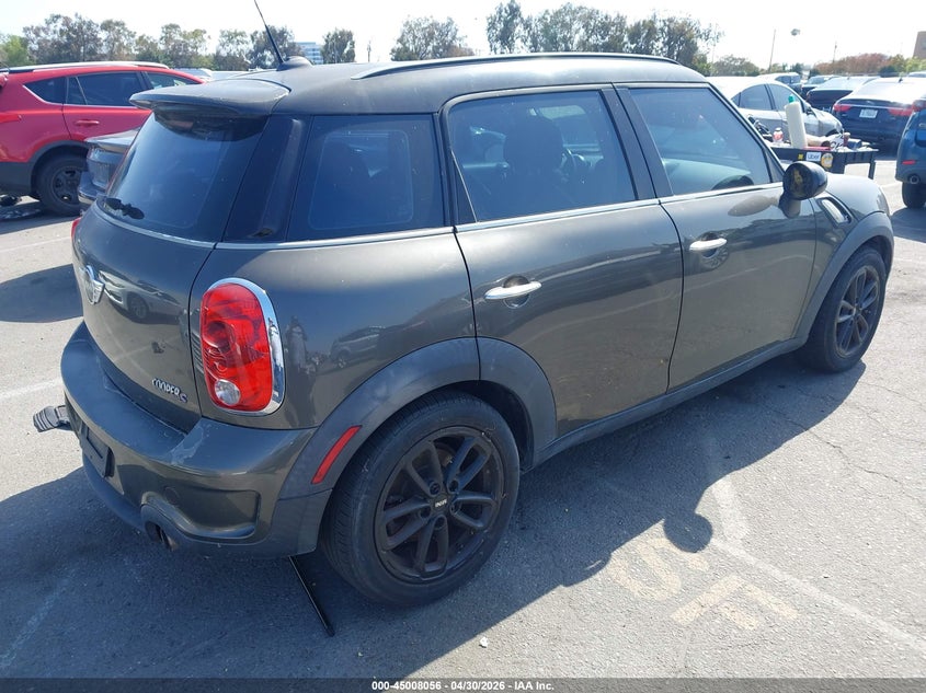 Vin: wmwzc3c51bwh97589, lot: 45505521, mini cooper s countryman 20114