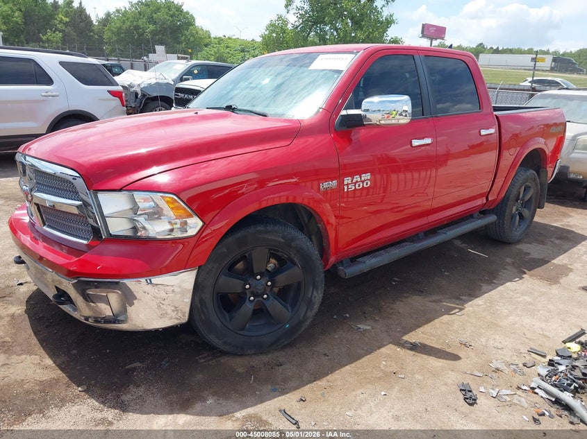 Vin: 1c6rr7lt0js167788, lot: 45505550, ram 1500 harvest  4x4 5'7 box 20182