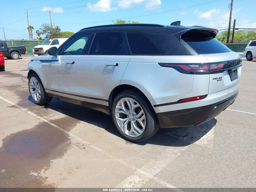 Vin: salyl2ex9ka796250, lot: 45505776, land rover range rover velar p250 r-dynamic se 20193